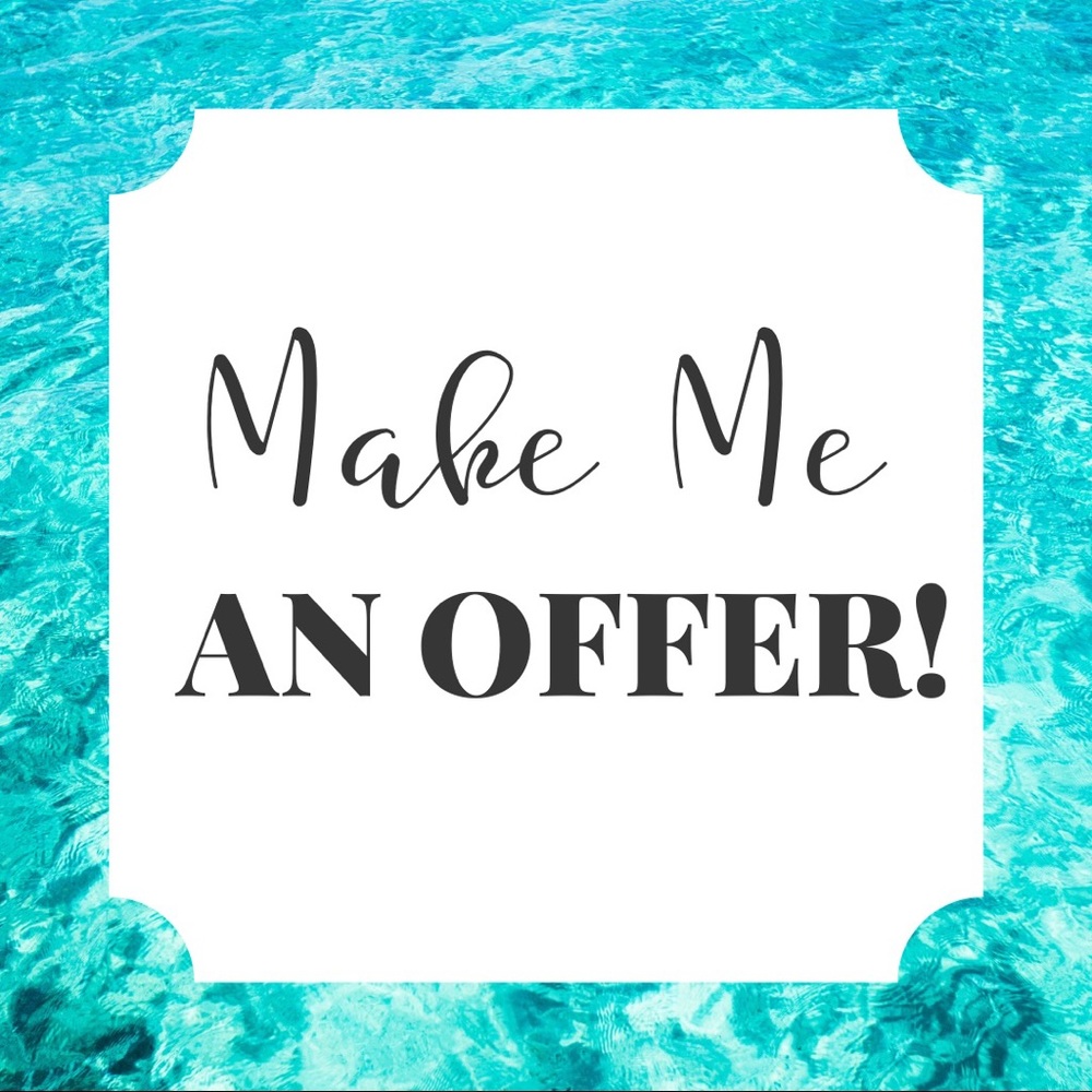 Don’t like my price? Make me an offer!